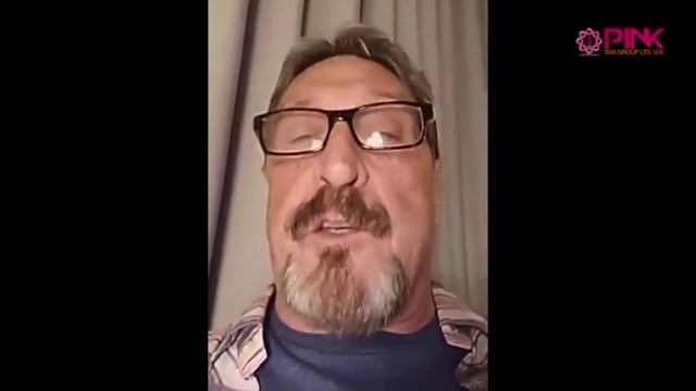 Sir John McAfee of PTT Pink Taxi Advisory broadcast on Fox Business Network 6/19/18 смотреть онлайн