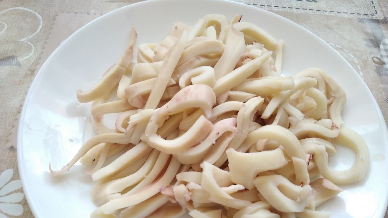 Как сварить кальмары.