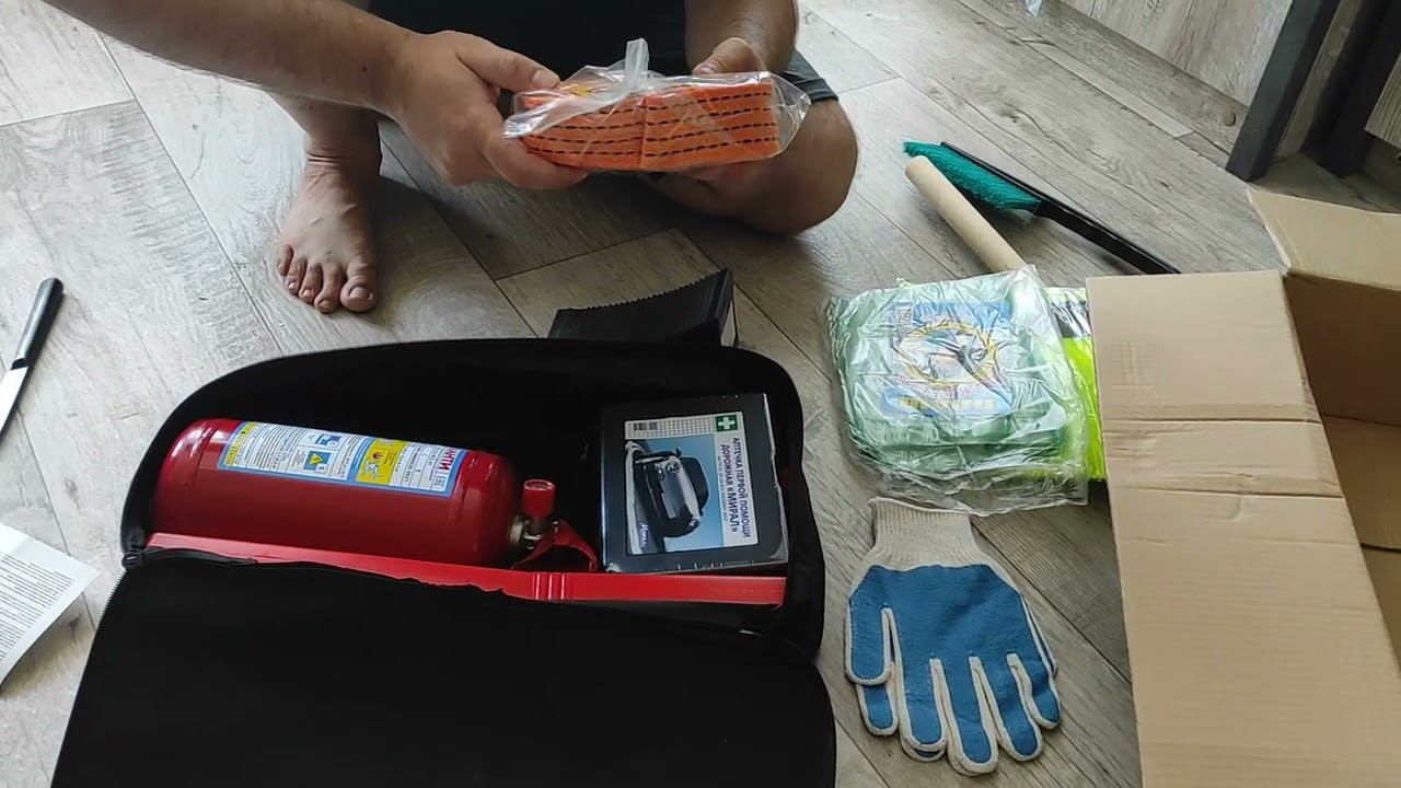 Краткий обзор,распаковка посылки,набор автомобилиста