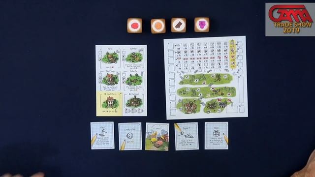 Imperial Settlers: Roll & Write — game overview at GAMA Trade Show 2019 смотреть онлайн