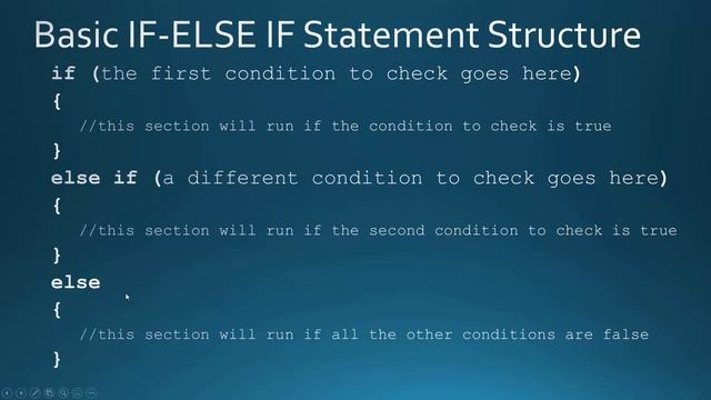 if else if statements - Basics in Unity and C# смотреть онлайн