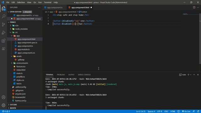Property Binding vs String Interpolation Tutorial#9 смотреть онлайн