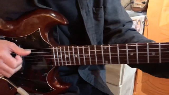 1969 Gibson SG Junior смотреть онлайн