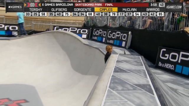 Curran Caples in Skateboard Park - ESPN X Games смотреть онлайн