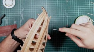 Amati Nina 1/65 Hull planking (part 1)