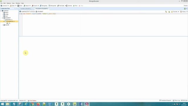 Mongodb First Database Collection User Document Creation MongoDB IDE usage смотреть онлайн
