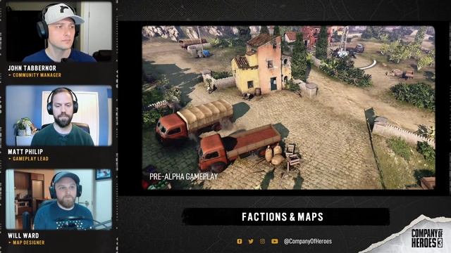 Company of Heroes 3 // Developers talk Factions, Units, Balance & Maps in CoH3 смотреть онлайн