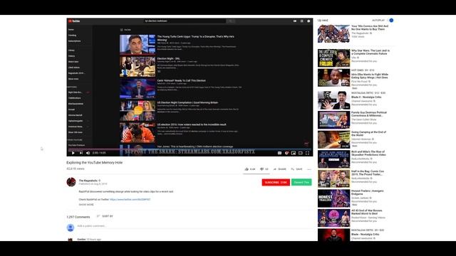 Video response to Rageaholic Exploring the YouTube Memory Hole смотреть онлайн