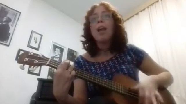 After the Gold Rush (baritone ukulele cover) смотреть онлайн