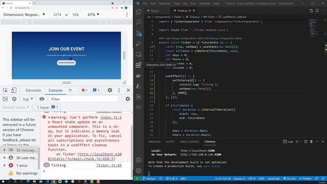React tutorial for beginners 2022 - Creating a count down timer using useEffect смотреть онлайн