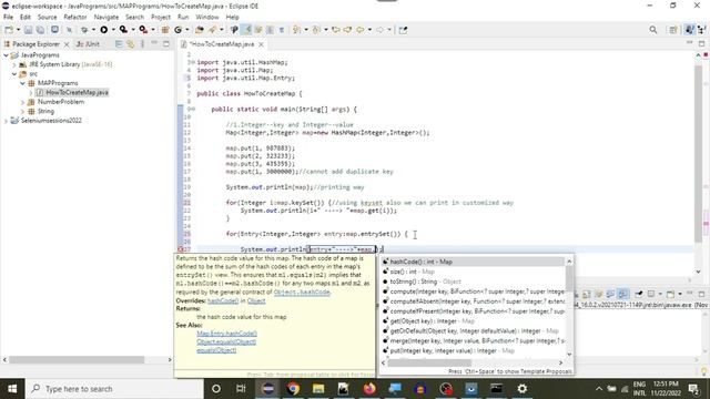 Java Programs:1.How to create Map смотреть онлайн