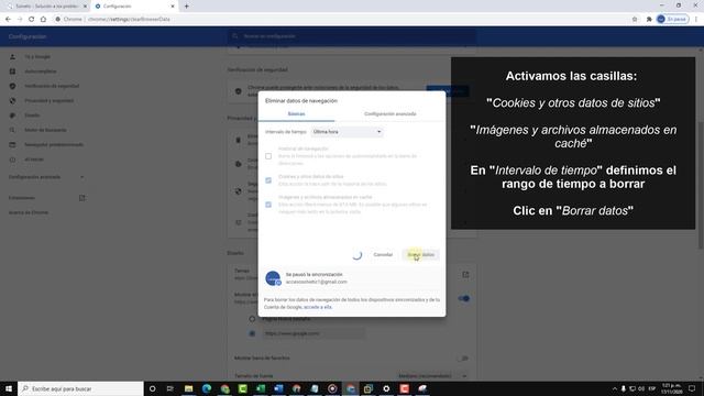 ? Cómo ELIMINAR CACHE y COOKIES de Google CHROME WINDOWS 10 PC 2021 смотреть онлайн
