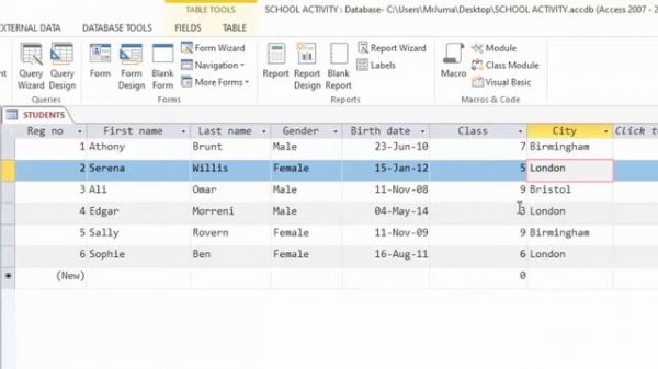 Logical Operators OR, NOT and BETWEEN in MS Access