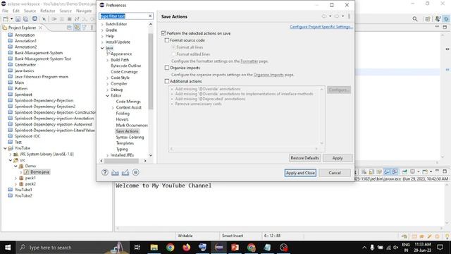 Eclipse IDE Organize imports - Automatically Import and Auto Remove Package - Java - Hindi смотреть онлайн