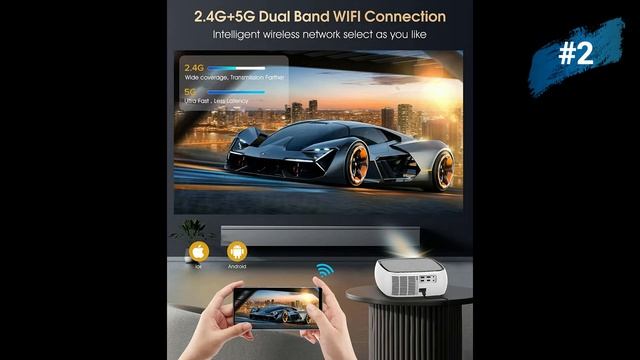 Top 3 Best Mini Projectors 2023 - Best Portable Projector 2023 смотреть онлайн