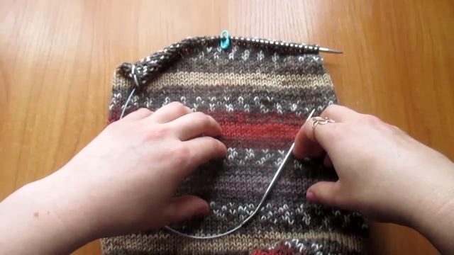 Расчет и вязание выреза круглой горловины МК для начинающих смотреть онлайн