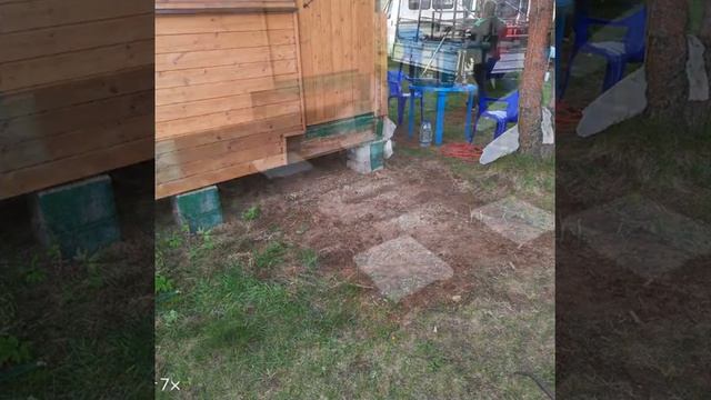 Крыльцо к дому. металл и дпк доска. Самое лучшее решение для улицы.