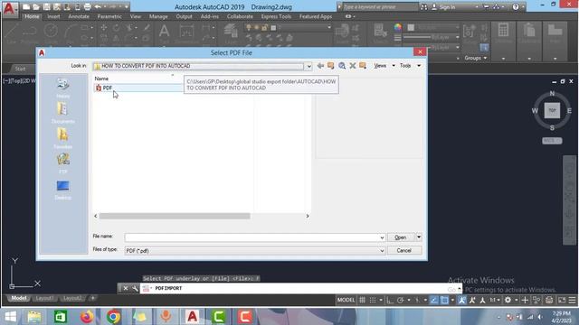 HOW TO CONVERT PDF FILE INTO AUTOCAD смотреть онлайн
