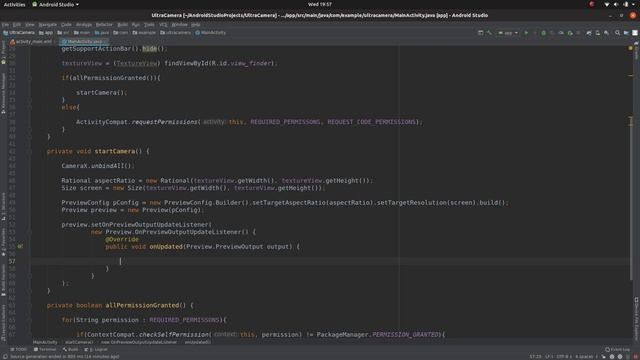 How to create a camera application in Android Studio | How to use CameraX API | By Clever Section смотреть онлайн