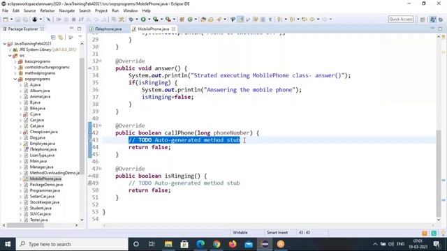 VIDEO#32--JAVA OOPS INTERFACE THEORY PROGRAMS MARCH19 2021 смотреть онлайн