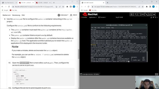 Hafiz Satrio Evansyah Redhat 8.5 Container Orchestration with Kubernetes and OpenShift смотреть онлайн