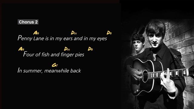 Penny Lane, Lyrics, Guitar Chords, Acoustic Cover, The Beatles, female cover смотреть онлайн