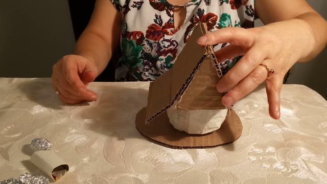 Домики на ёлку мастер класс. Часть 1. смотреть онлайн