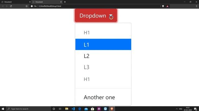 22.Bootstrap 4 Dropdowns In Hindi | Bootstrap Tutorial in Hindi смотреть онлайн