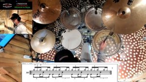 Триольный Ритм с Тарелкой Хэтом Томами На Ударной Установке ● Урок Игры На Барабанах