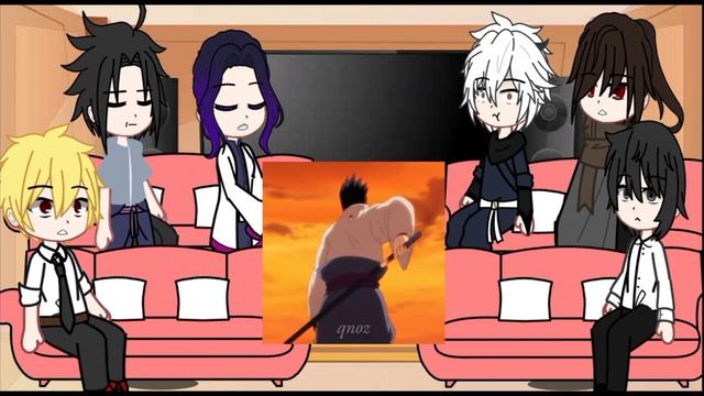 Anime Characters React To Each Other Sasuke Uchiha??|3/6|
