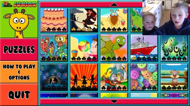 Ronnie and William play Pixel Puzzles Junior смотреть онлайн