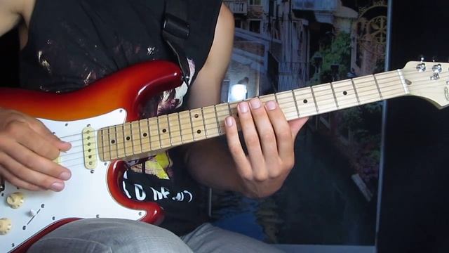 Простой перебор на гитаре Metallica - Fade to Black смотреть онлайн