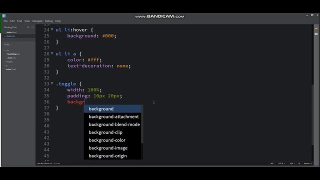 How to Create Navbar Menu HTML/CSS | Lesson 4: RESPONSIVE смотреть онлайн