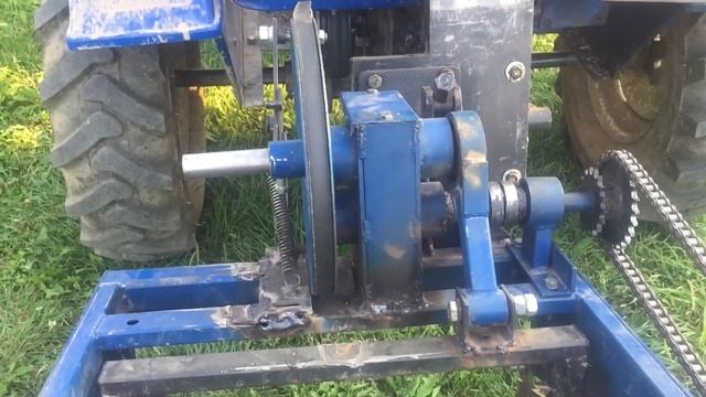 Картофелекопалка транспортерная,переделка под минитрактор гарден Скаут смотреть онлайн