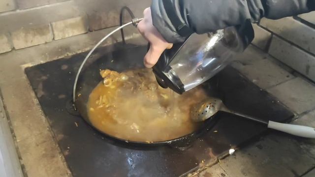 Рождественский плов в казане смотреть онлайн