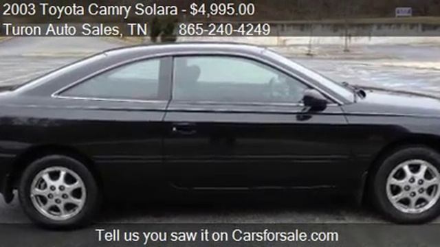 2003 Toyota Camry Solara SE - for sale in Knoxville, TN 3792 смотреть онлайн