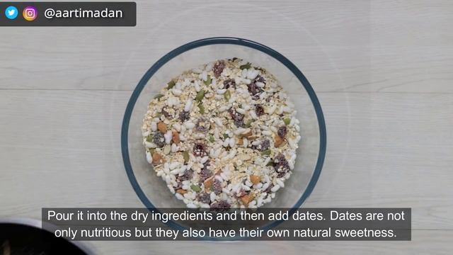 Granola Bar Recipe | Sugar-Free, No-Bake & Without Oven смотреть онлайн