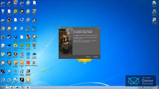 Как установить cs 1.6 на пк(с серверами) смотреть онлайн