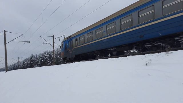[БЧ] Электричка ЭР9Т-691.близ.оп.Печинский смотреть онлайн