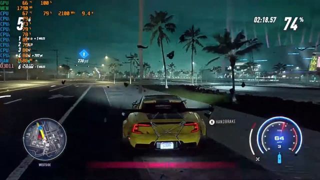 NEED FOR SPEED HEAT ON RX VEGA 10| RYZEN 7 3700U смотреть онлайн