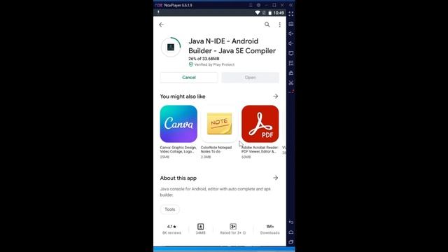 Cara instal Aplikasi JAVA N-IDE di Android смотреть онлайн