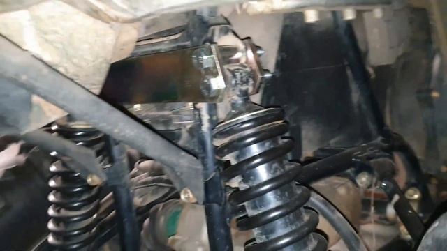 Лифт Yamaha Grizzly / установка лифта Quadboss смотреть онлайн