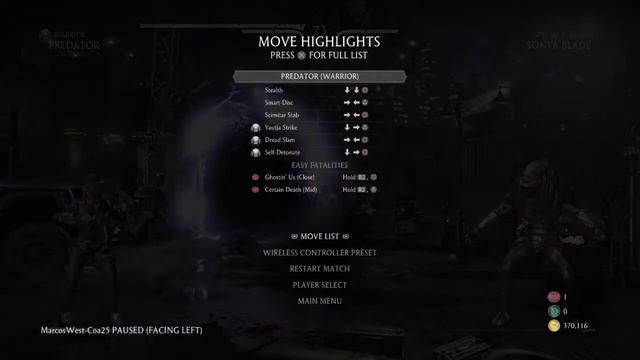 Mortal Kombat X Predator vs. Sonya blade смотреть онлайн