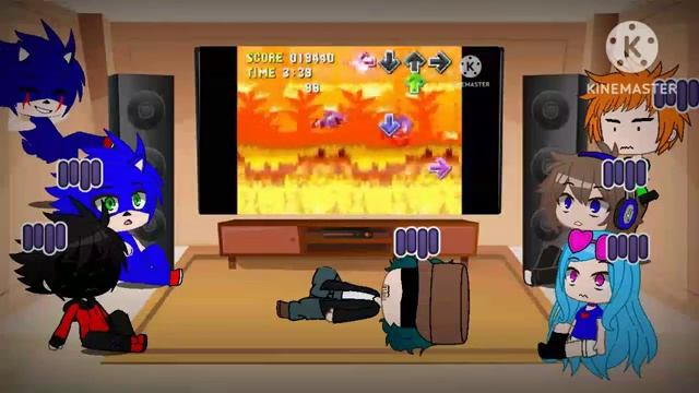 Fnf react to Confronting yourself FF remix and The Amazing funk of Gumball mod! (Gacha club) смотреть онлайн