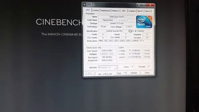 Старичок 775. Результаты Intel Xeon E5472 смотреть онлайн