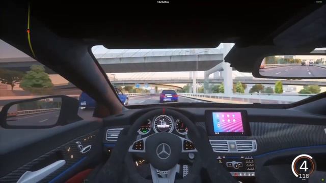 CLS63S WENGALGI + BMW M5 ASCO Asseto Corsa смотреть онлайн