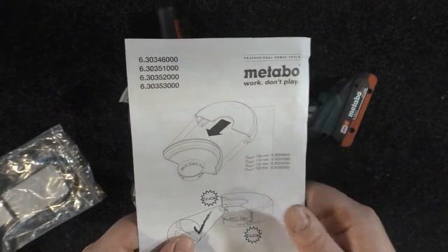 Защитный кожух для УШМ (125 мм) Metabo 630352000 смотреть онлайн
