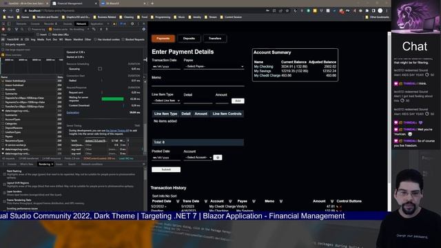 .NET Live Coding Session - Today: Day 128 of the Financial Management Tracker project смотреть онлайн