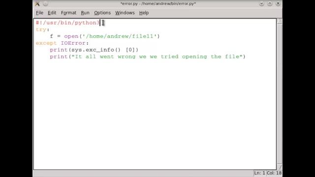 Learning Python Error Handling with TRY смотреть онлайн