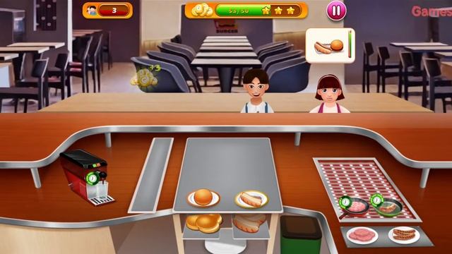 Food Court - Crazy Chef Restaurant Cooking Games смотреть онлайн